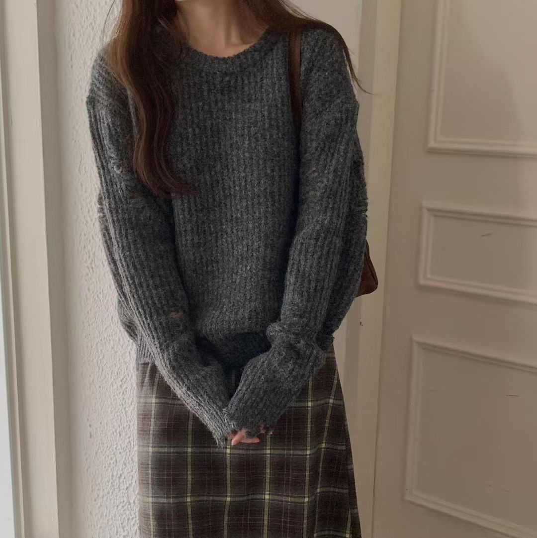 BREEZE-OT東大門㊣直郵女裝新款25秋冬時尚休閑推薦針織衫BREEZE-OT針織衫圖色4