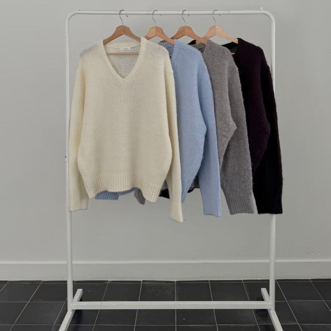 BREEZE-OT東大門㊣直郵女士新品職業推薦25秋冬人氣針織衫BREEZE-OT針織衫圖色2左二色