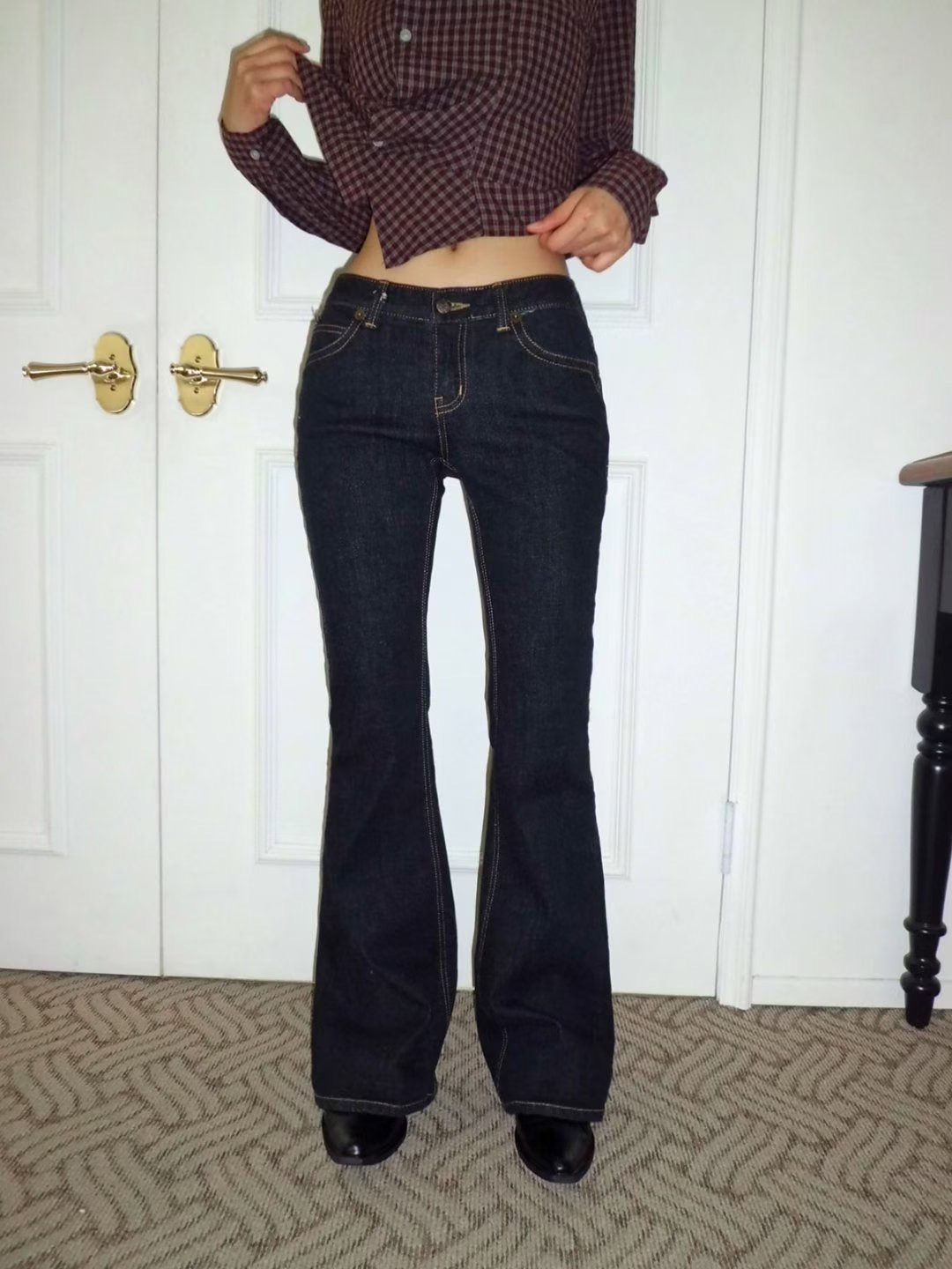 OOT東大門㊣代購女裝新款熱賣人氣25秋冬推薦真品休閑牛仔褲OOT牛仔褲圖色1