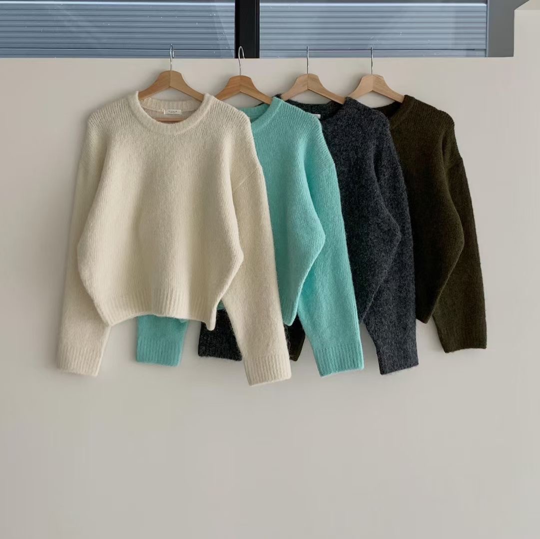 BREEZE-OT東大門㊣代購女士新款25秋冬人氣真品熱賣針織衫BREEZE-OT針織衫圖色3左三色