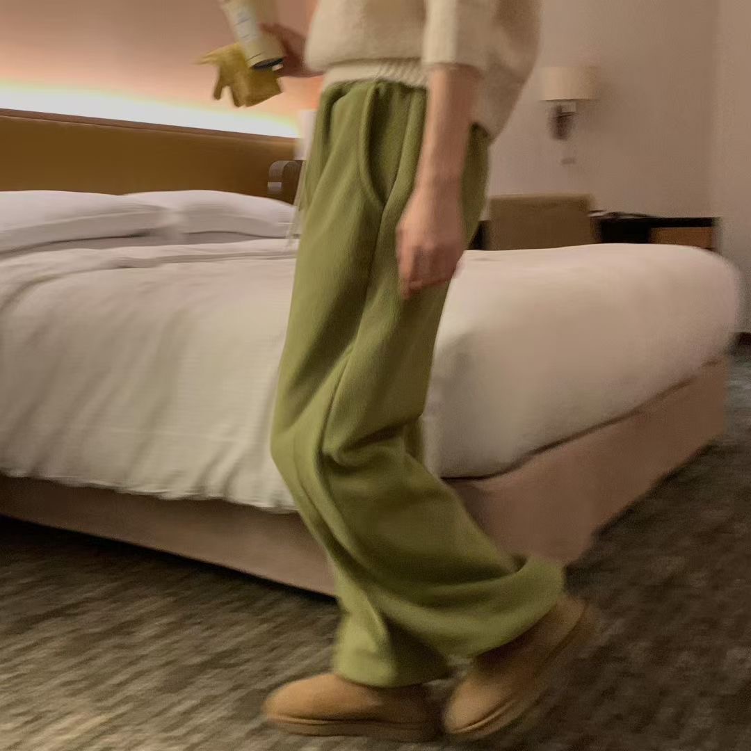 BREEZE-OT東大門㊣實拍女士新品真品休閑熱賣時尚休閑褲絨BREEZE-OT休閑褲