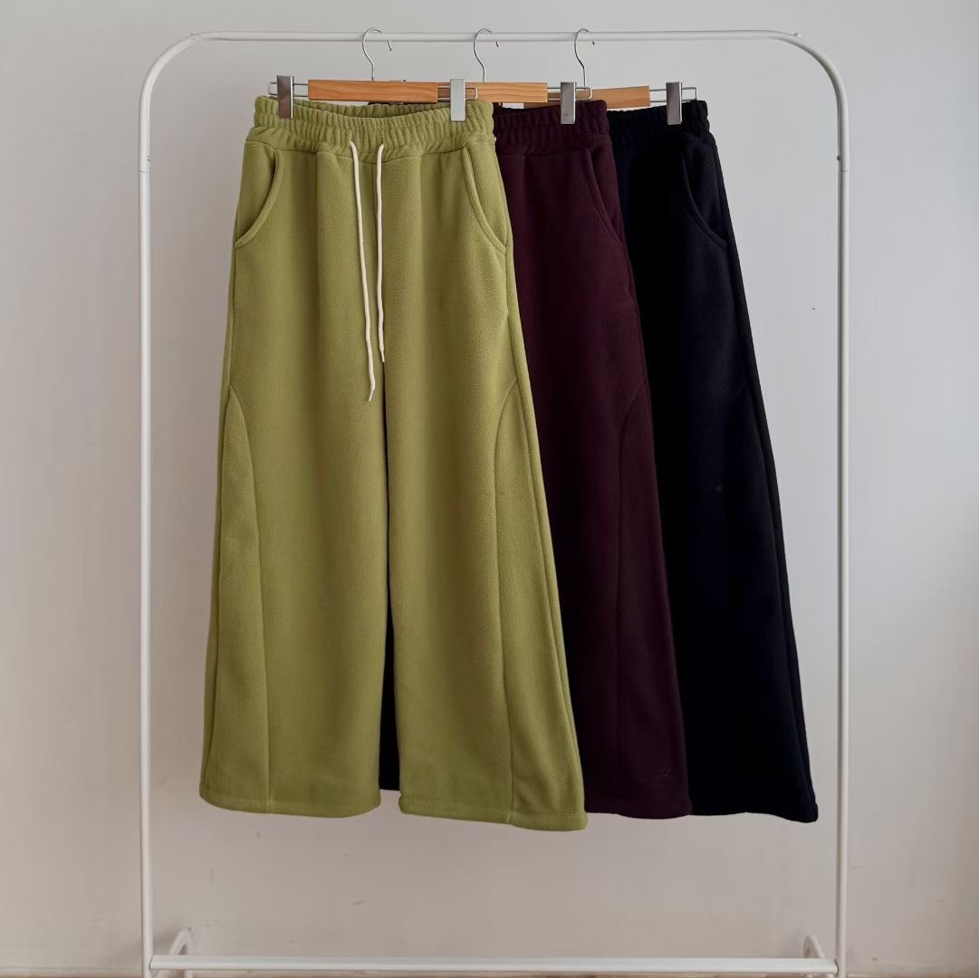 BREEZE-OT東大門㊣實拍女士新品真品休閑熱賣時尚休閑褲絨BREEZE-OT休閑褲圖色2左二色