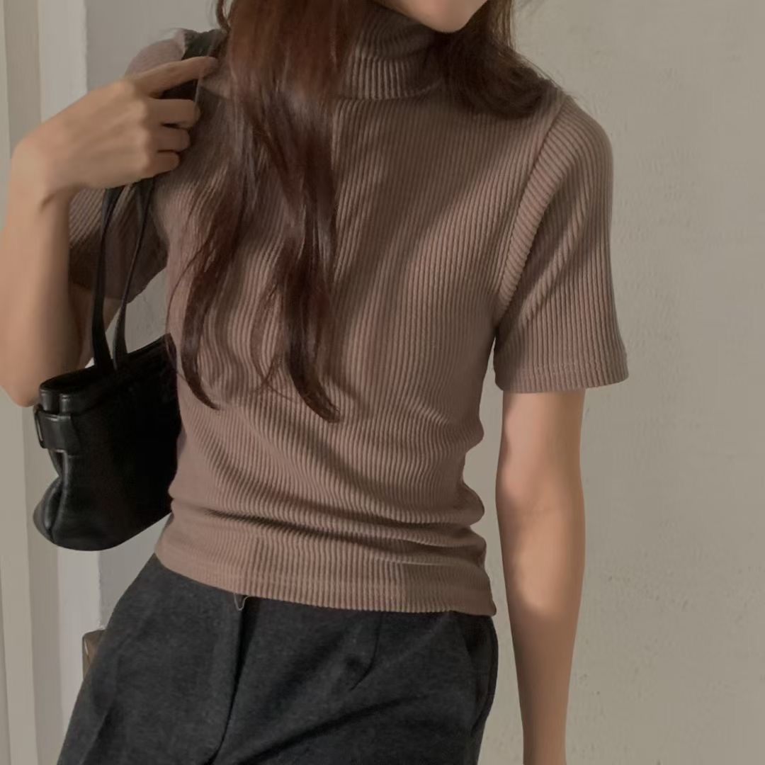 BREEZE-OT東大門㊣實拍女裝新品推薦25秋冬時尚真品T恤高領BREEZE-OTT恤