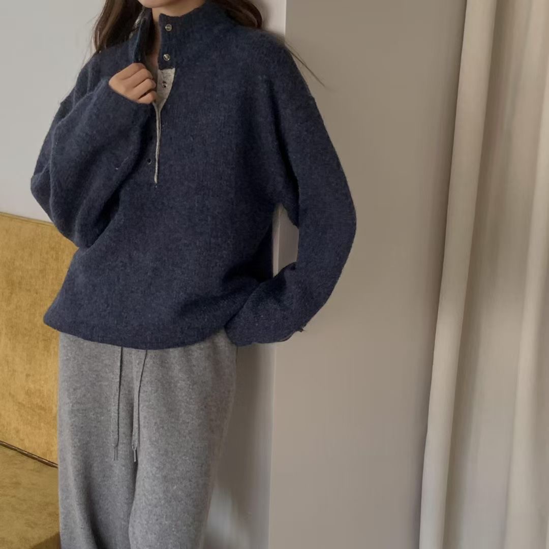 BREEZE-OT韓國代購㊣女裝新品25秋冬人氣時尚休閑熱賣針織衫BREEZE-OT針織衫