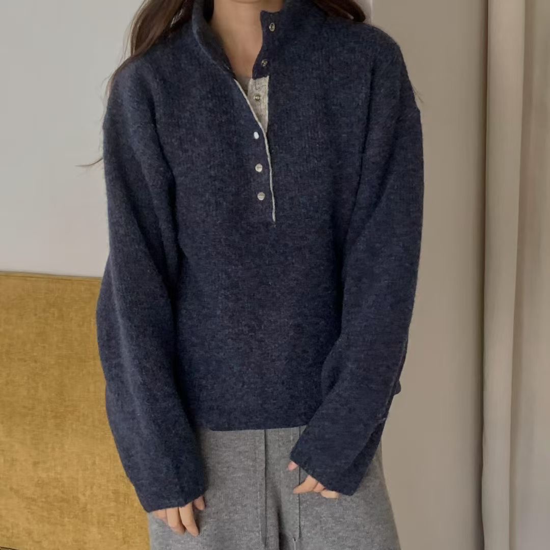 BREEZE-OT韓國代購㊣女裝新品25秋冬人氣時尚休閑熱賣針織衫BREEZE-OT針織衫圖色3