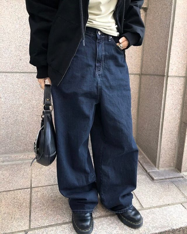 OOT東大門㊣代購女士新款時尚人氣職業25秋冬真品熱賣牛仔褲OOT牛仔褲圖色1