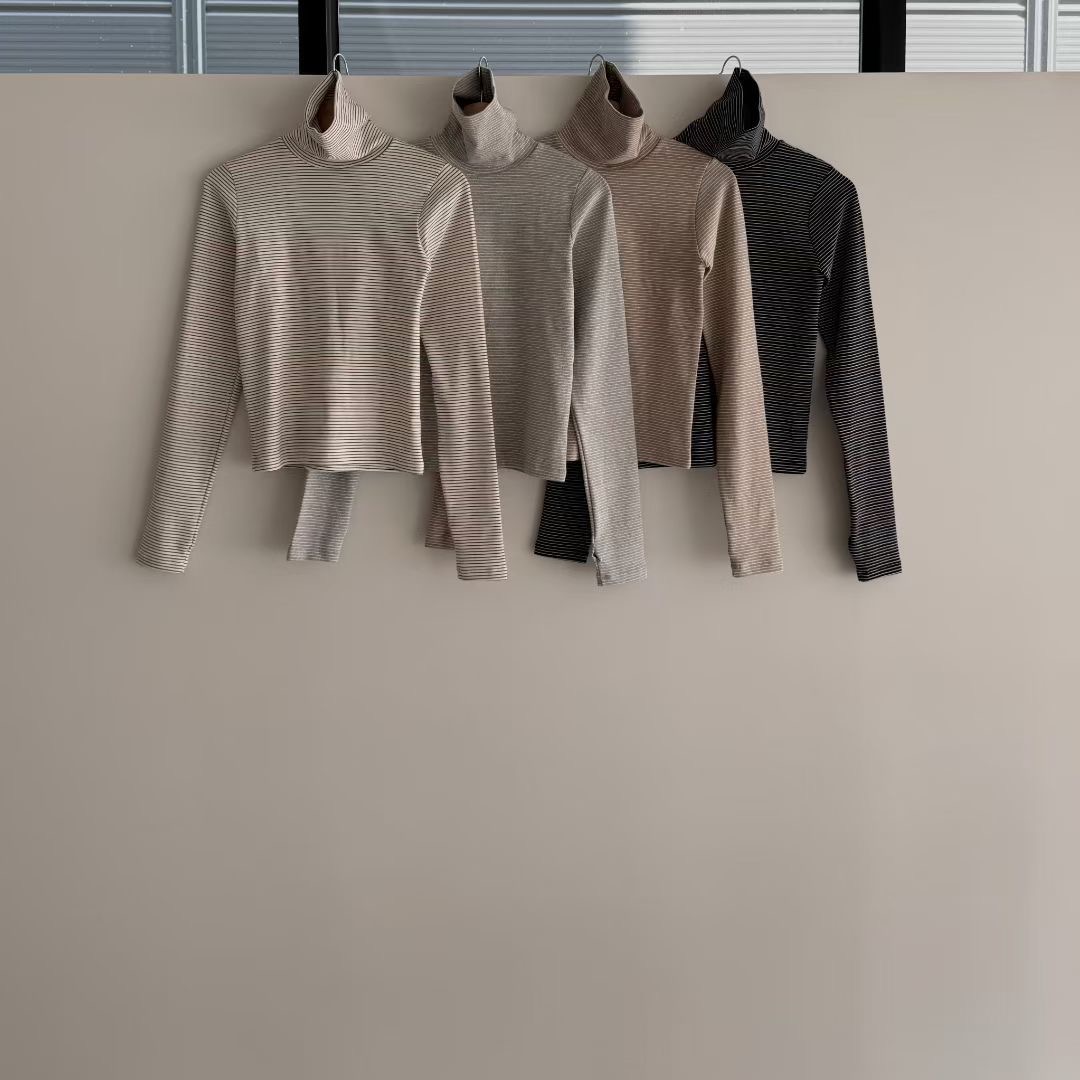 BREEZE-OT東大門㊣代購女士新品熱賣真品職業推薦人氣長袖T恤BREEZE-OT長袖T恤圖色4左四色