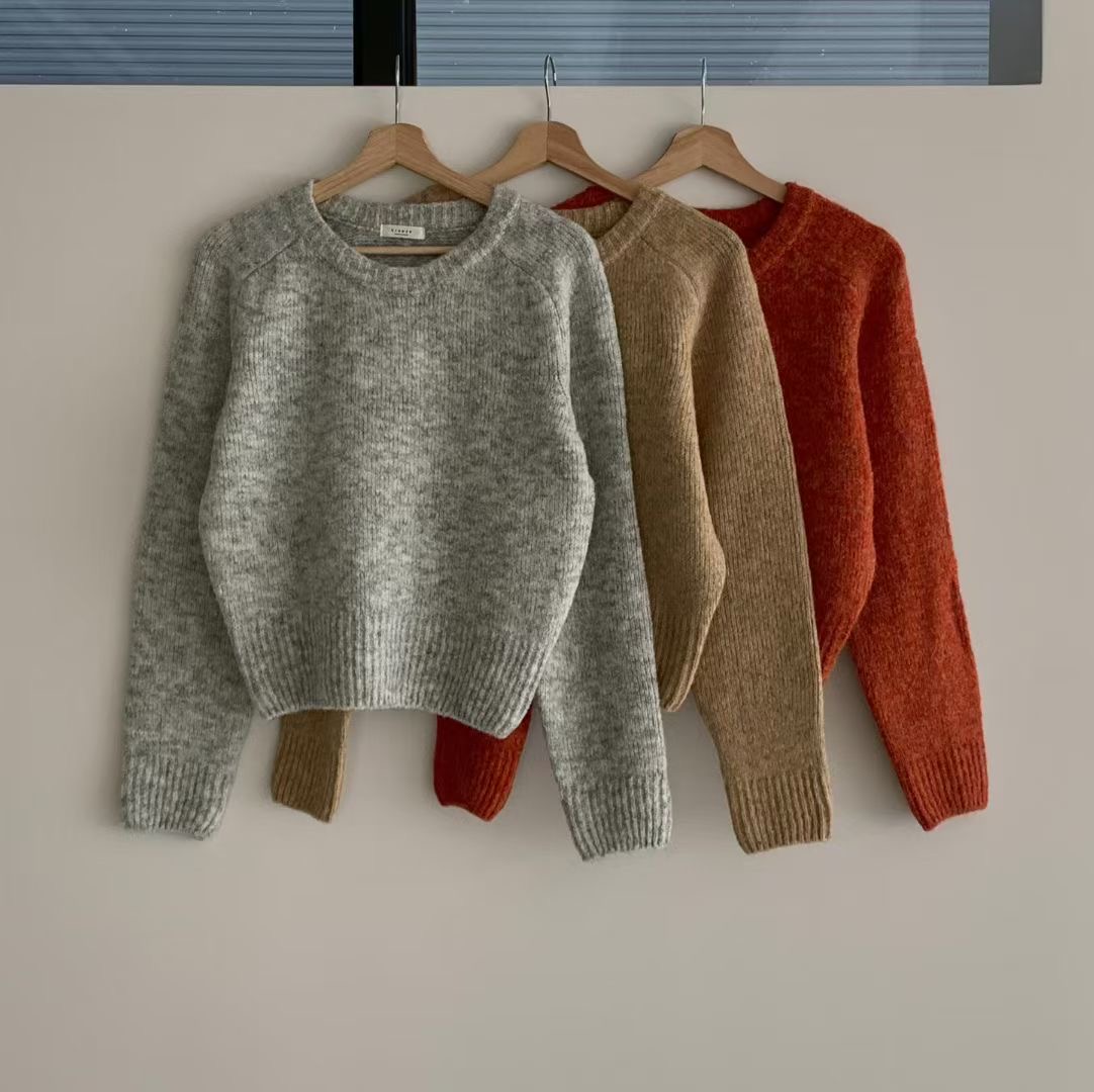 BREEZE-OT東大門㊣代購女裝新款時尚25秋冬真品人氣針織衫BREEZE-OT針織衫圖色2左二色