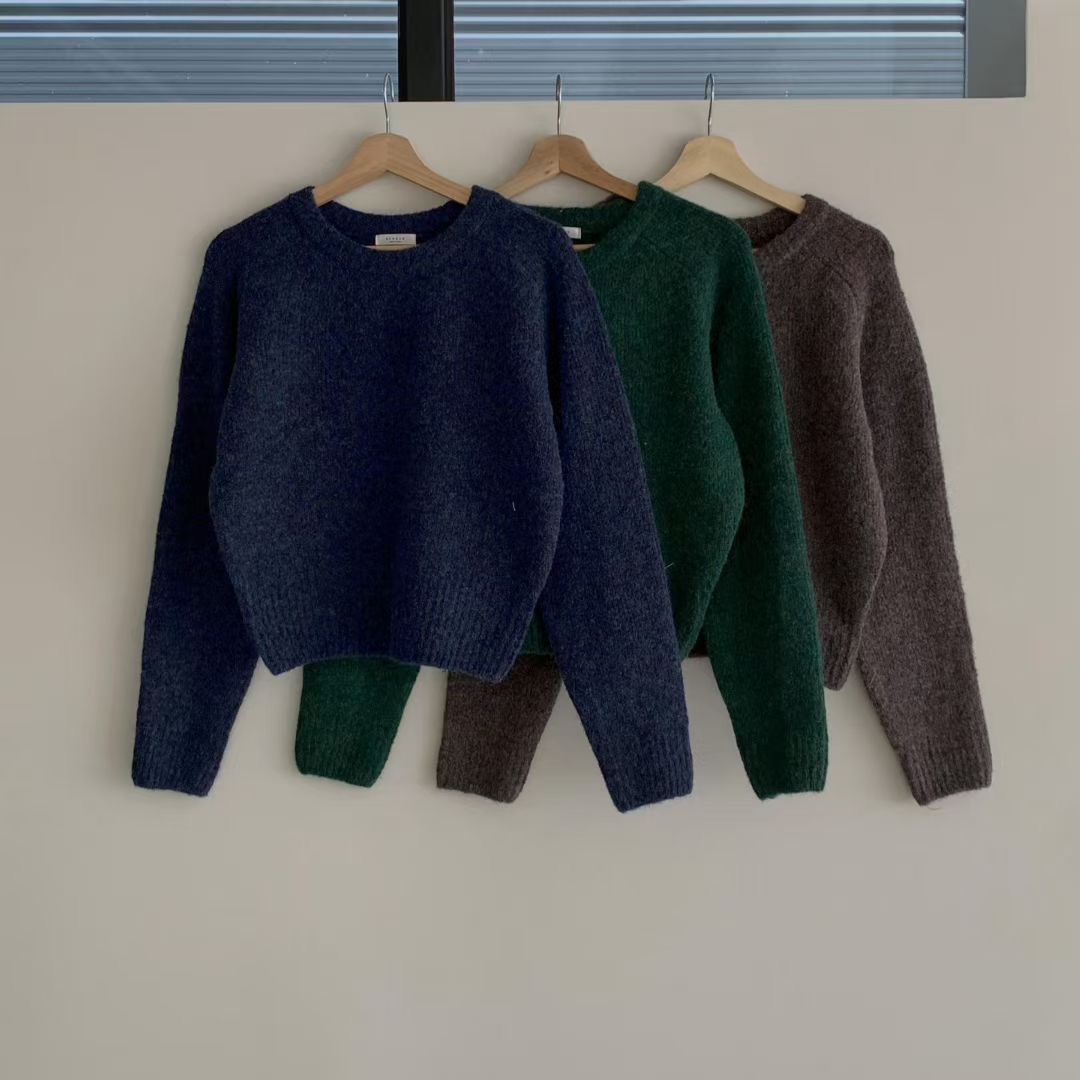 BREEZE-OT東大門㊣代購女裝新款時尚25秋冬真品人氣針織衫BREEZE-OT針織衫圖色6左三色