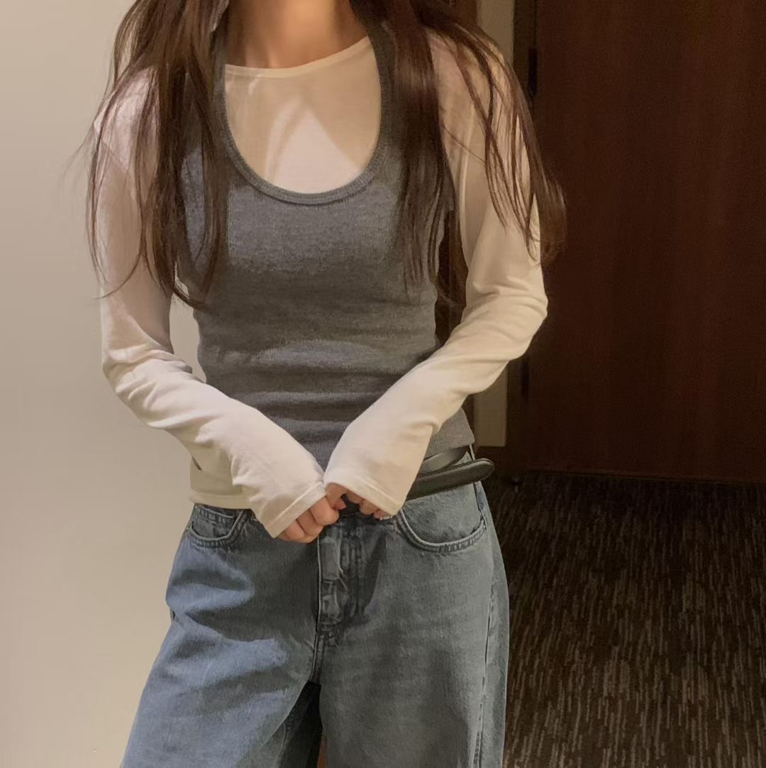 BREEZE-OT東大門㊣直郵女士新款人氣熱賣吊帶背心不含內搭BREEZE-OT吊帶/背心圖色3