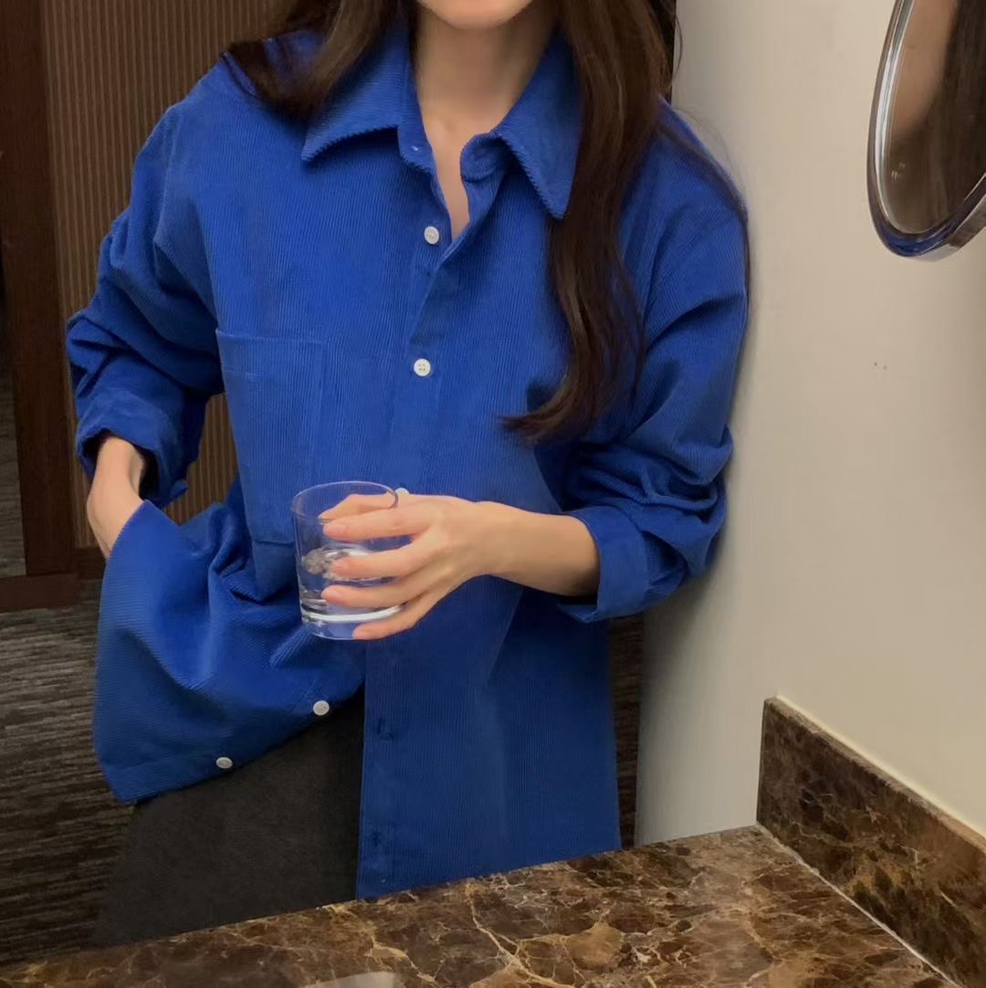 BREEZE-OT韓國代購㊣女裝新款推薦時尚25秋冬職業襯衫蕾絲衫BREEZE-OT襯衫/蕾絲衫圖色2