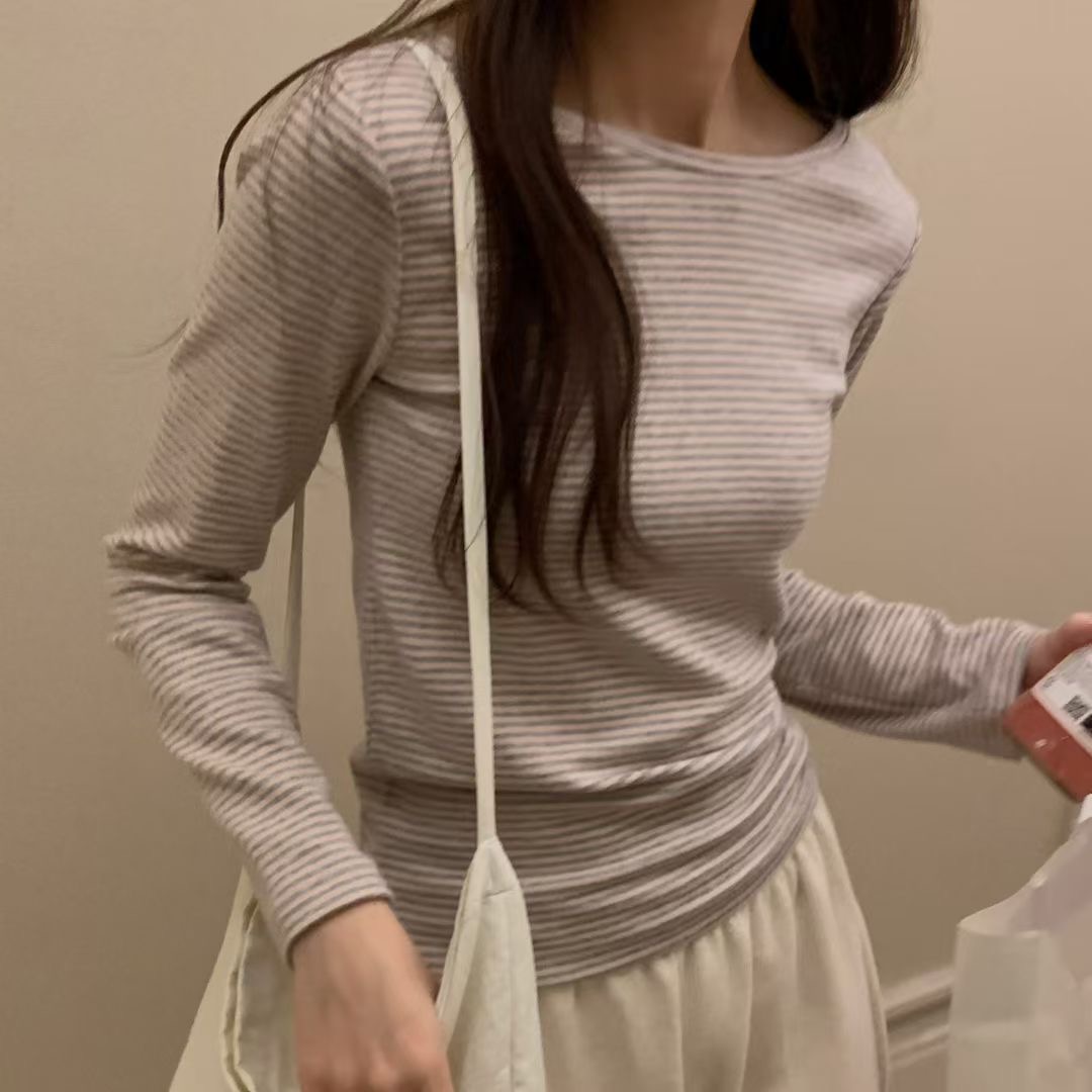 BREEZE-OT東大門㊣直郵女裝新款真品人氣休閑職業時尚長袖T恤BREEZE-OT長袖T恤