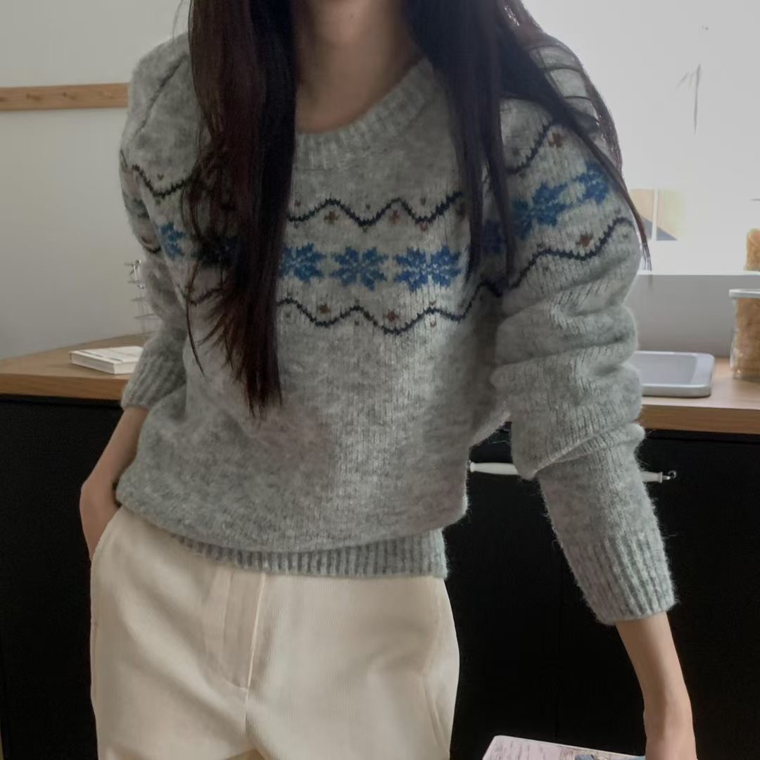 BREEZE-OT韓國直郵㊣女裝新款推薦25秋冬熱賣真品時尚毛衣BREEZE-OT毛衣圖色1