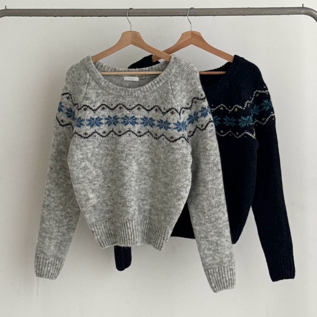 BREEZE-OT韓國直郵㊣女裝新款推薦25秋冬熱賣真品時尚毛衣BREEZE-OT毛衣圖色2左二色