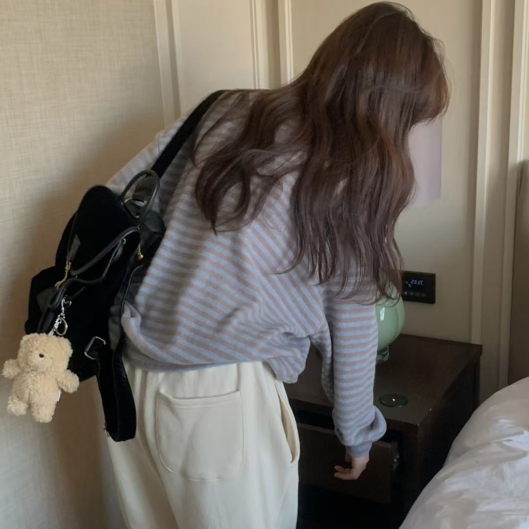 BREEZE-OT東大門㊣代購女士新品人氣職業休閑熱賣長袖T恤棉BREEZE-OT長袖T恤