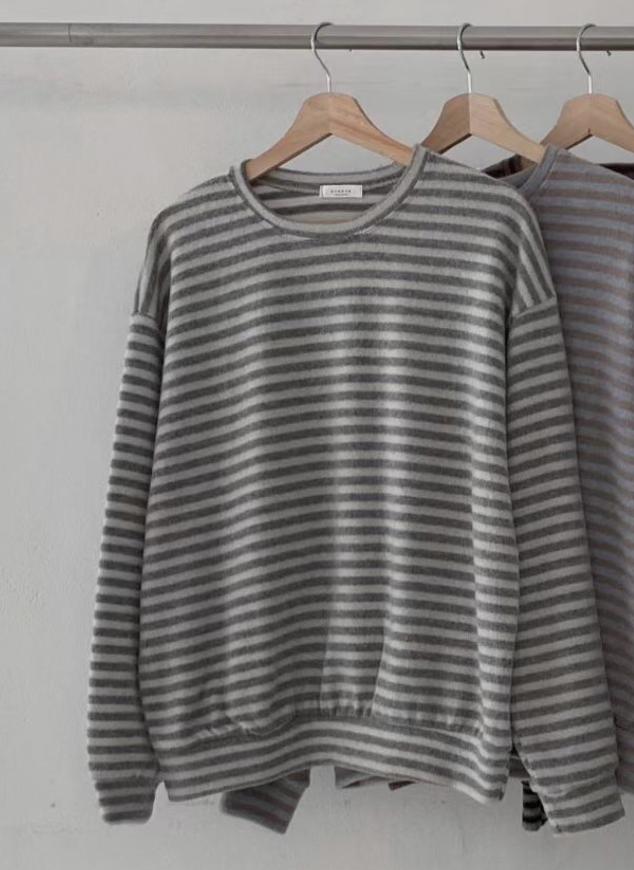 BREEZE-OT東大門㊣代購女士新品人氣職業休閑熱賣長袖T恤棉BREEZE-OT長袖T恤圖色1