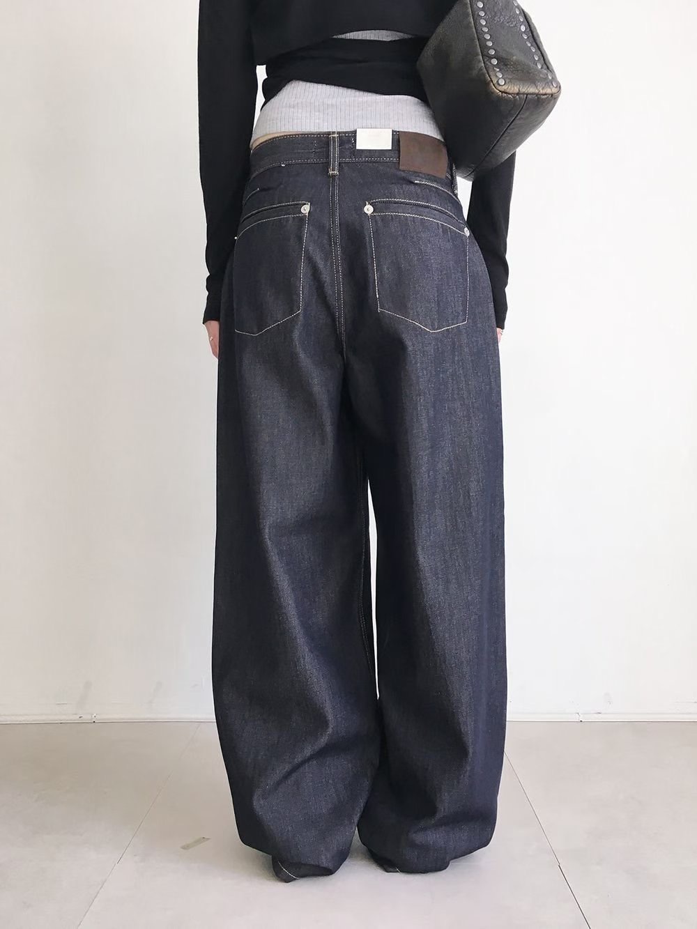 OOT韓國代購㊣女裝新款25秋冬真品休閑職業推薦時尚人氣牛仔褲OOT牛仔褲