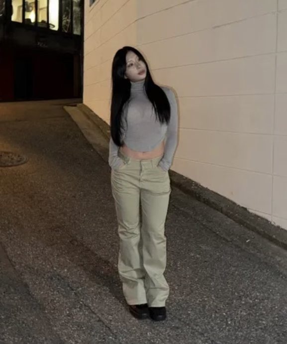 OOT東大門㊣實拍女裝新品推薦時尚25秋冬熱賣真品職業牛仔褲OOT牛仔褲