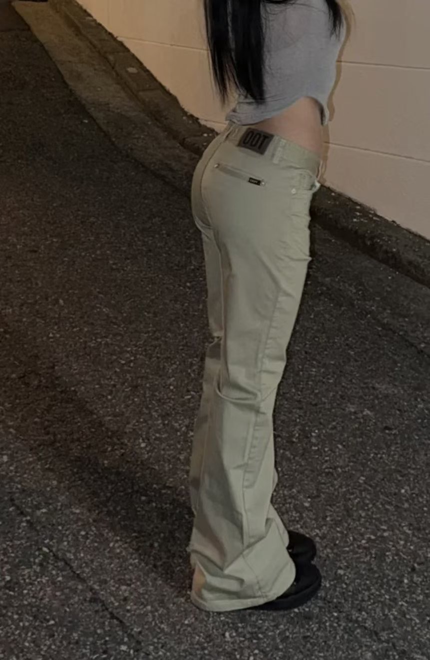 OOT東大門㊣實拍女裝新品推薦時尚25秋冬熱賣真品職業牛仔褲OOT牛仔褲