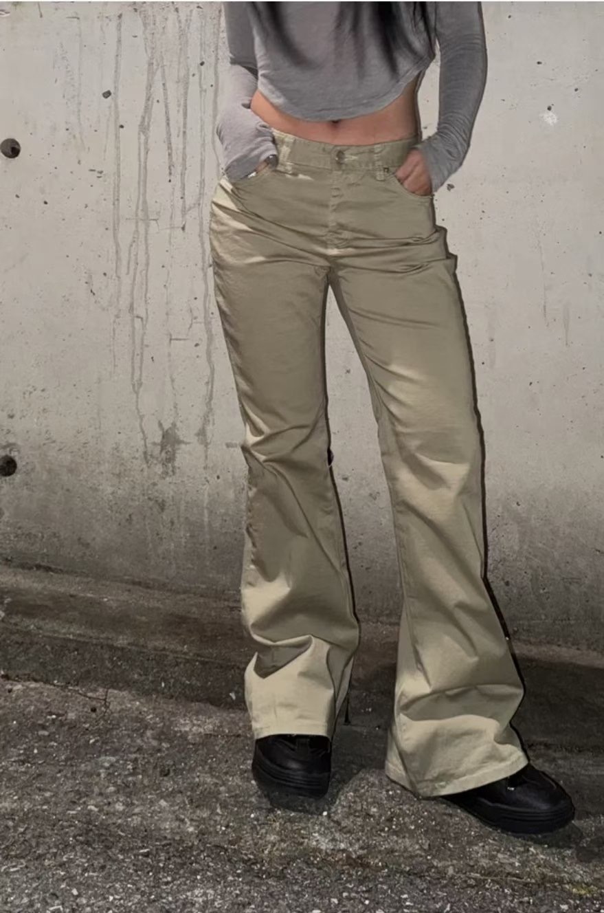 OOT東大門㊣實拍女裝新品推薦時尚25秋冬熱賣真品職業牛仔褲OOT牛仔褲圖色1