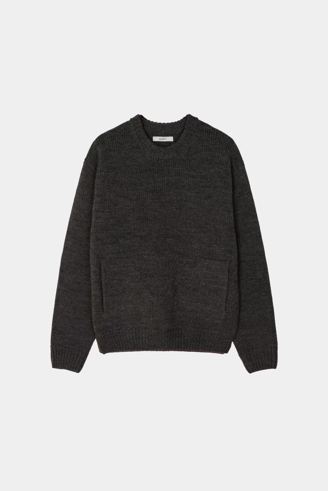 THE GGON東大門㊣代購女士新款真品推薦職業25秋冬毛衣口袋羊毛THE GGON毛衣圖色2