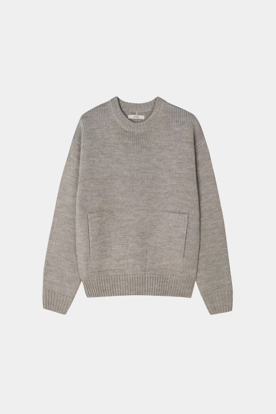 THE GGON東大門㊣代購女士新款真品推薦職業25秋冬毛衣口袋羊毛THE GGON毛衣圖色4