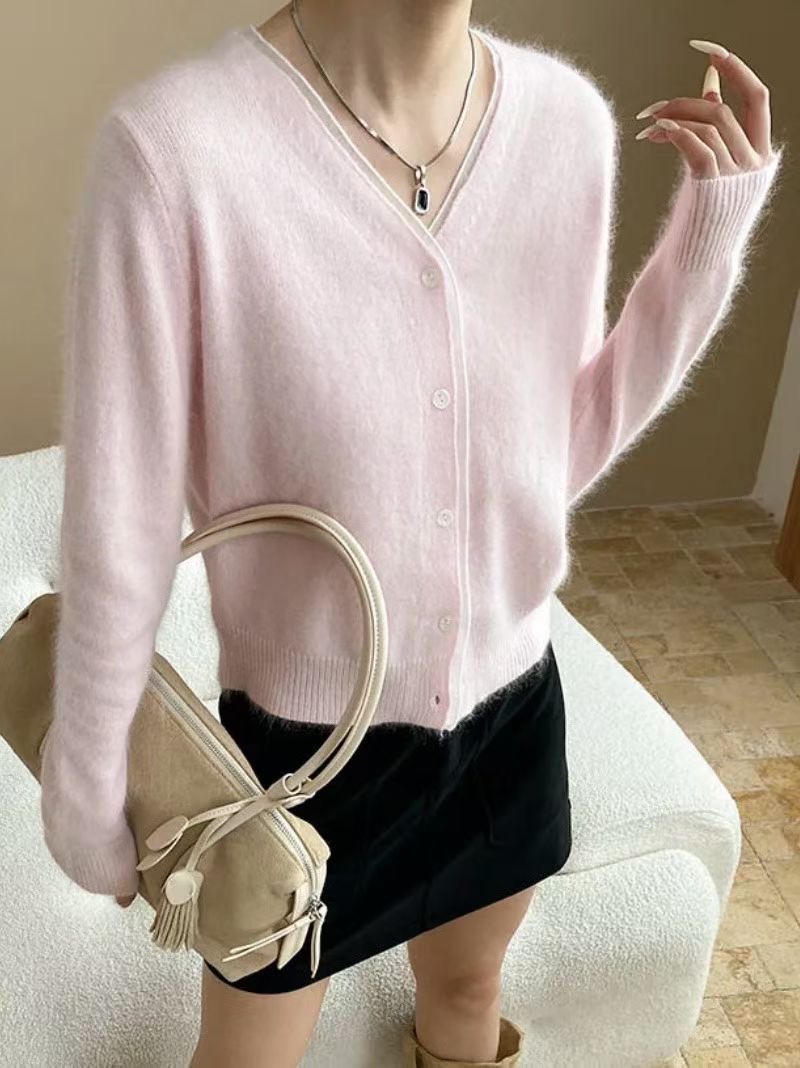 시선집중-T東大門㊣直郵女士新品時尚熱賣職業真品針織衫羊毛시선집중-T針織衫圖色5