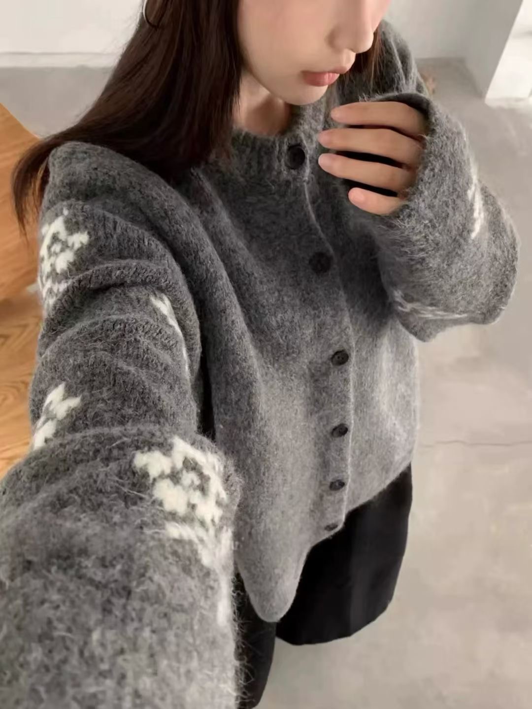 시선집중-T東大門㊣代購女士新款休閑真品時尚熱賣職業毛衣시선집중-T毛衣