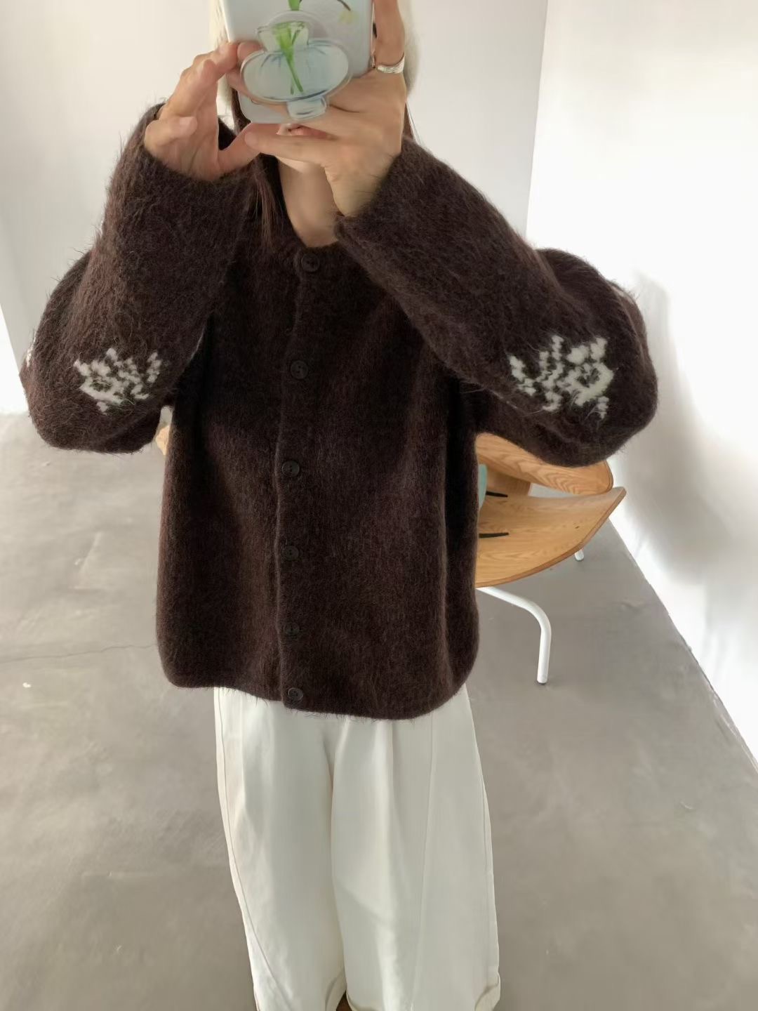 시선집중-T東大門㊣代購女士新款休閑真品時尚熱賣職業毛衣시선집중-T毛衣圖色2