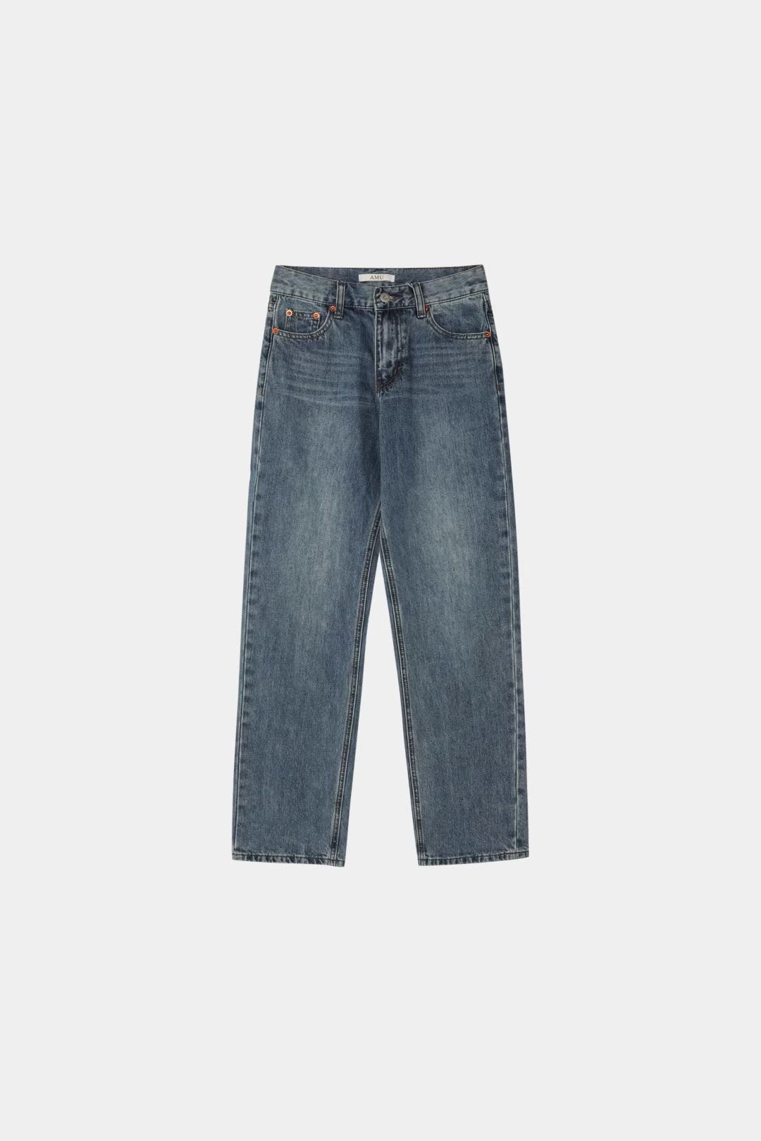 THE GGON韓國代購㊣女士新款推薦熱賣真品職業時尚25秋冬牛仔褲THE GGON牛仔褲圖色1