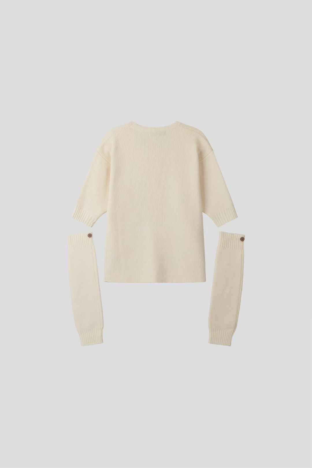 THE GGON韓國代購㊣女裝新品真品25秋冬人氣休閑針織衫開衩THE GGON針織衫