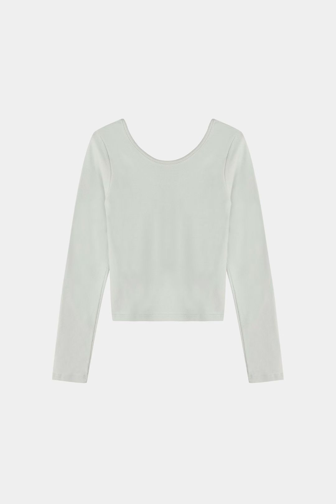 THE GGON韓國代購㊣女士新款休閑職業時尚推薦長袖T恤圓領THE GGON長袖T恤圖色3