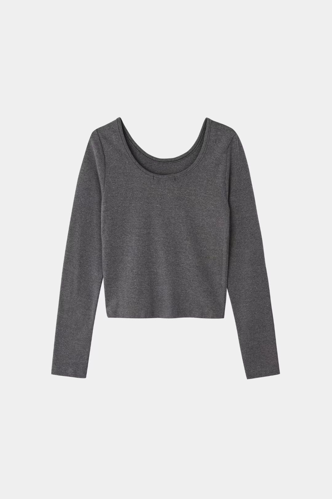 THE GGON韓國代購㊣女士新款休閑職業時尚推薦長袖T恤圓領THE GGON長袖T恤圖色5