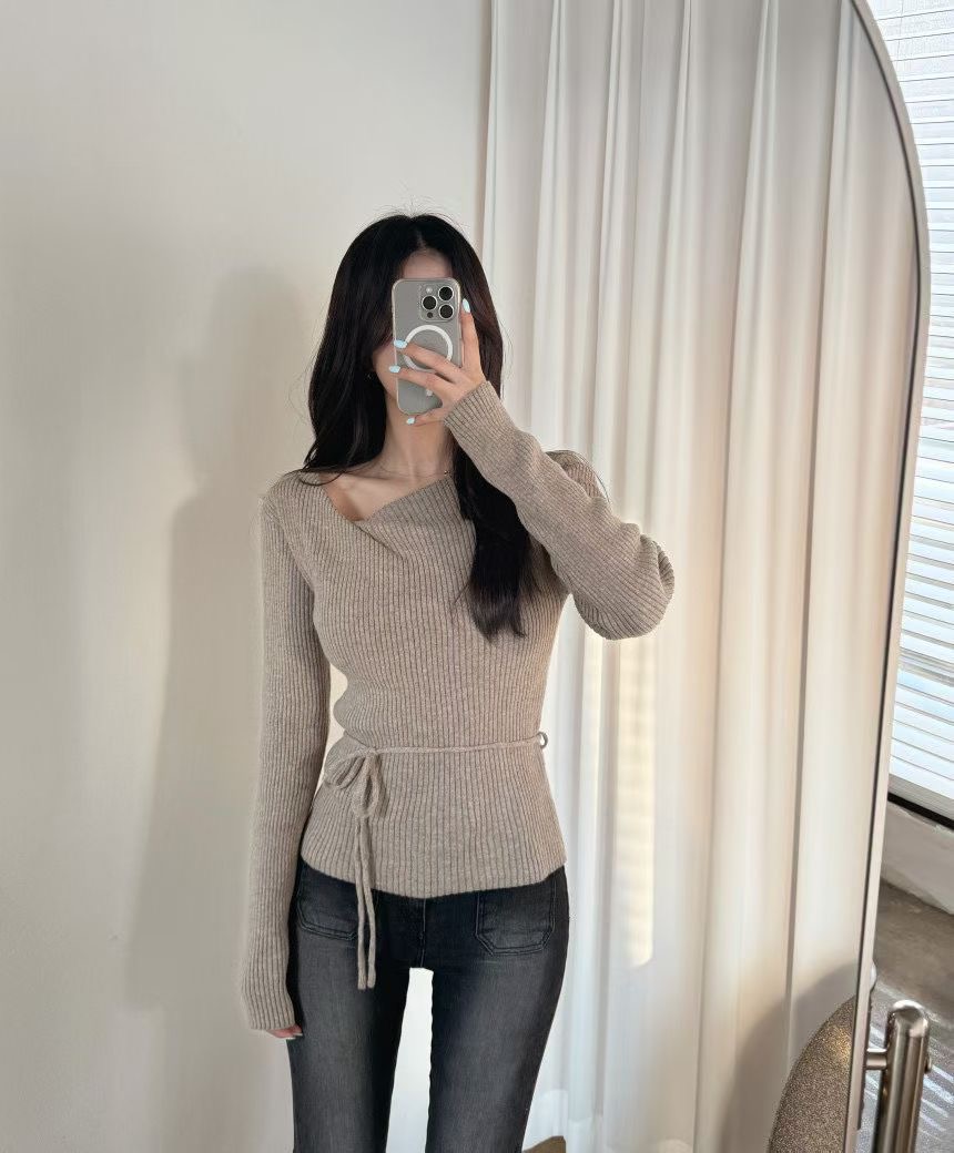 시선집중-T東大門㊣實拍女士新品休閑推薦職業人氣真品針織衫시선집중-T針織衫圖色2