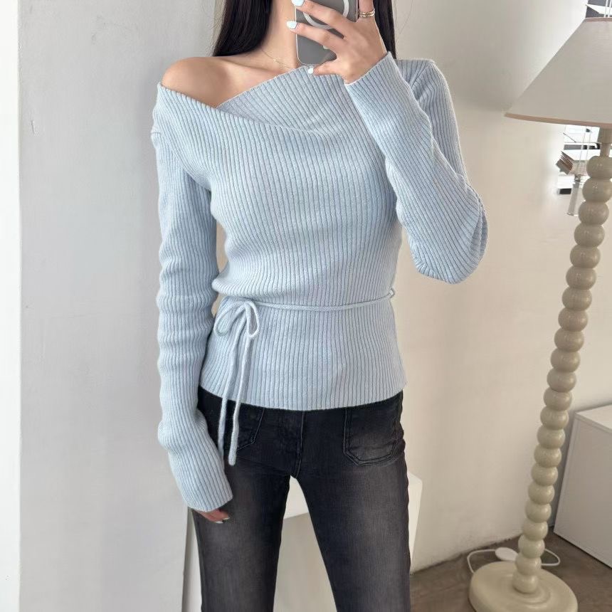 시선집중-T東大門㊣實拍女士新品休閑推薦職業人氣真品針織衫시선집중-T針織衫圖色4