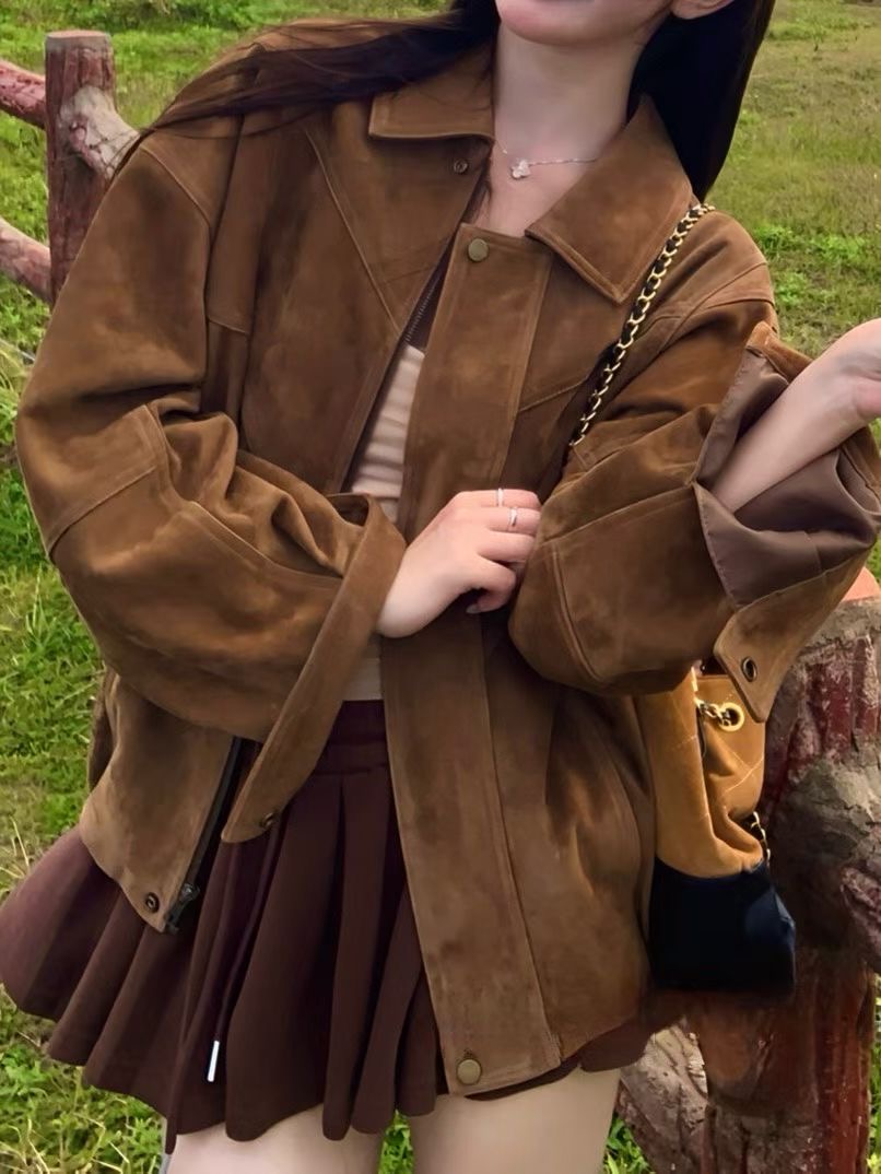 시선집중-T韓國直郵㊣女士新款休閑人氣時尚推薦25秋冬夾克시선집중-T夾克