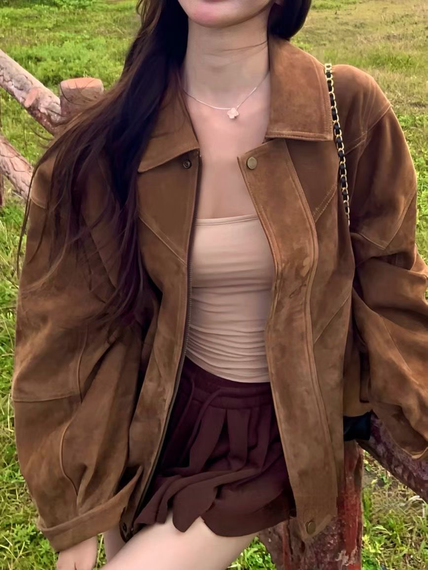 시선집중-T韓國直郵㊣女士新款休閑人氣時尚推薦25秋冬夾克시선집중-T夾克