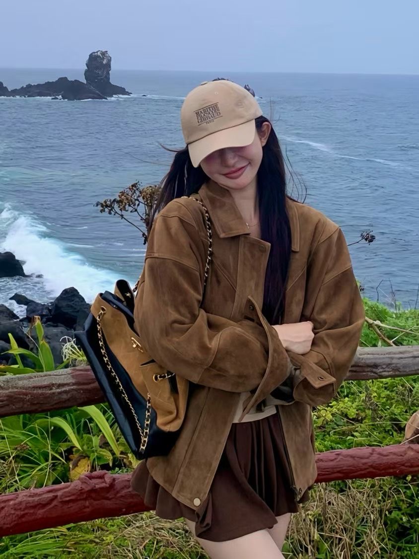 시선집중-T韓國直郵㊣女士新款休閑人氣時尚推薦25秋冬夾克시선집중-T夾克圖色1