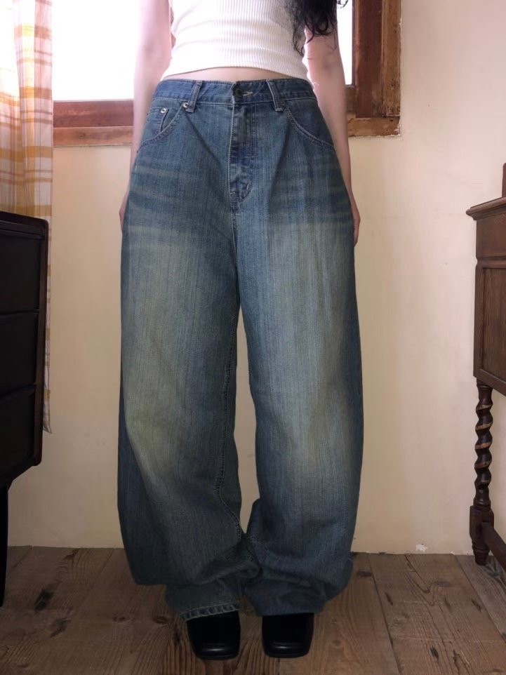 OOT韓國直郵㊣女士新款休閑人氣推薦時尚25秋冬職業熱賣牛仔褲OOT牛仔褲圖色1