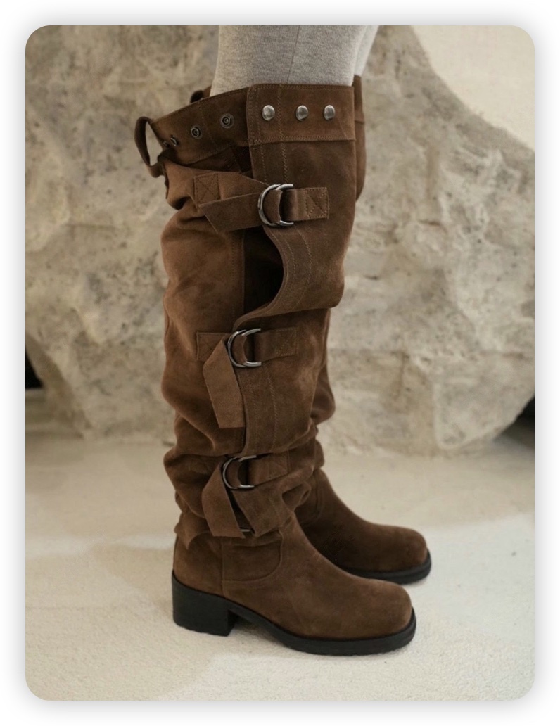 RAMA東大門㊣代購女士新品25秋冬熱賣人氣職業休閑真品靴子RAMA靴子