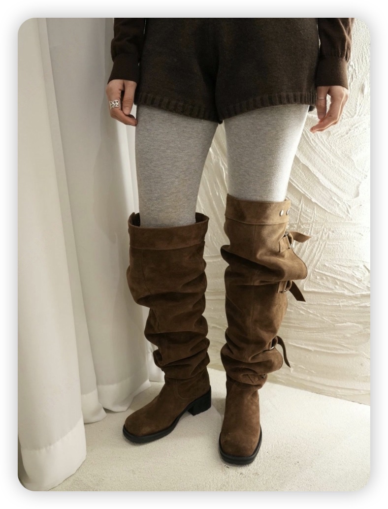 RAMA東大門㊣代購女士新品25秋冬熱賣人氣職業休閑真品靴子RAMA靴子