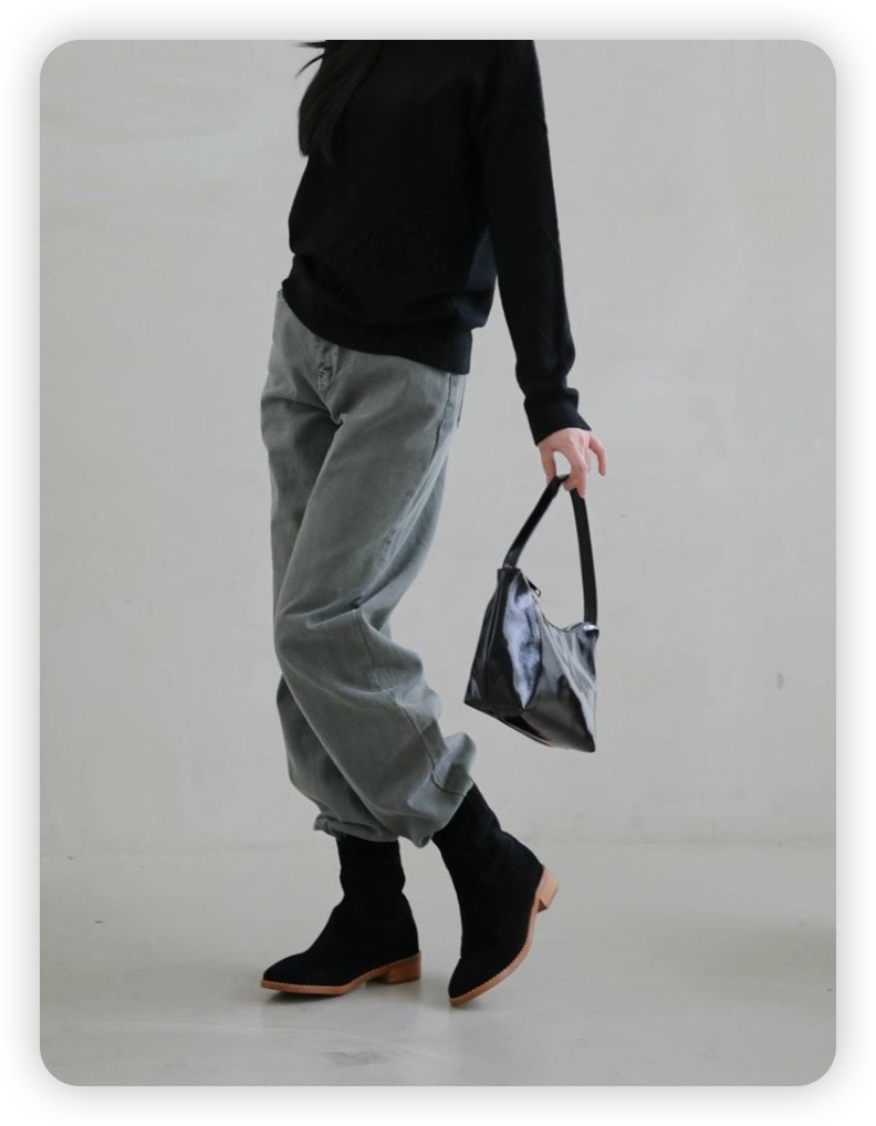 RILLA東大門㊣直郵女裝新品休閑熱賣時尚人氣推薦職業靴子打折RILLA靴子