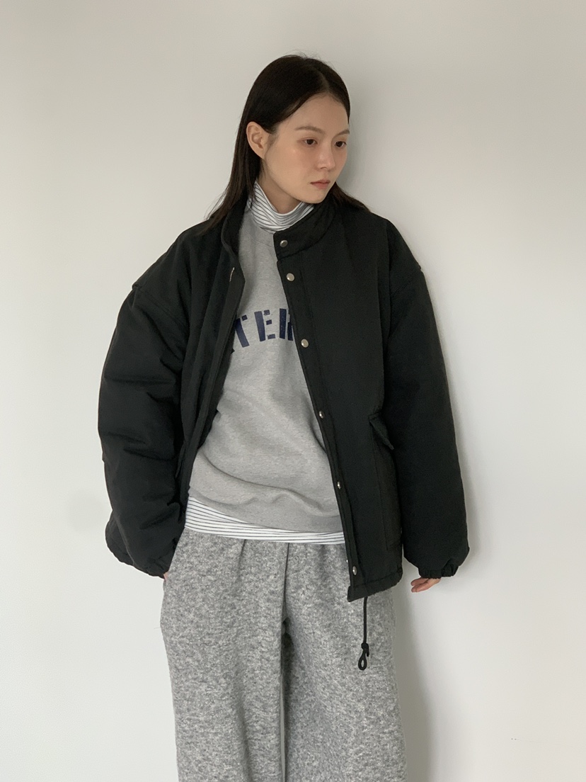 OURS韓國代購㊣女士新款休閑推薦25秋冬職業時尚熱賣短款棉服OURS短款棉服