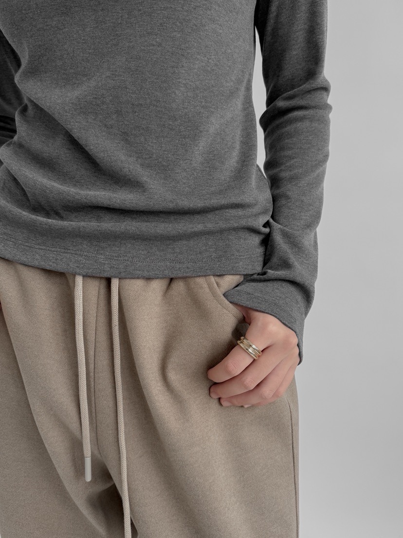 YIKHO STYLE東大門㊣實拍女裝新品職業休閑長袖T恤羊毛柔軟YIKHO STYLE長袖T恤