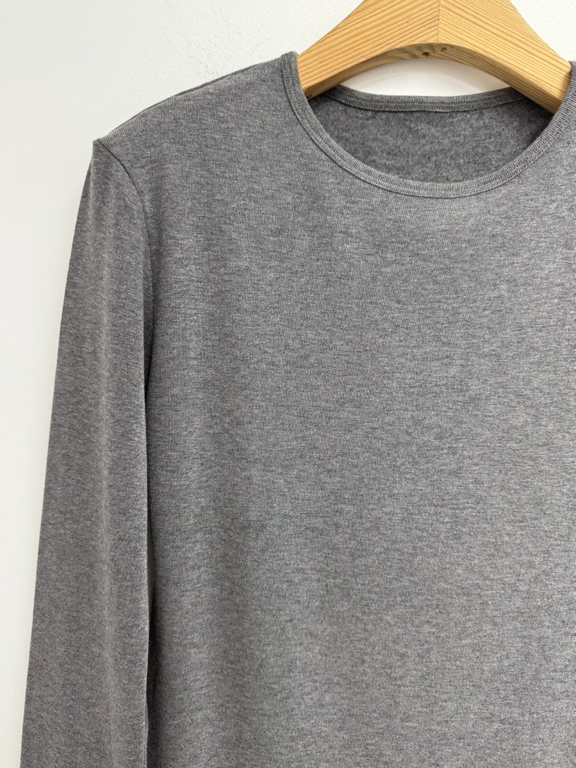 YIKHO STYLE東大門㊣實拍女裝新品職業休閑長袖T恤羊毛柔軟YIKHO STYLE長袖T恤