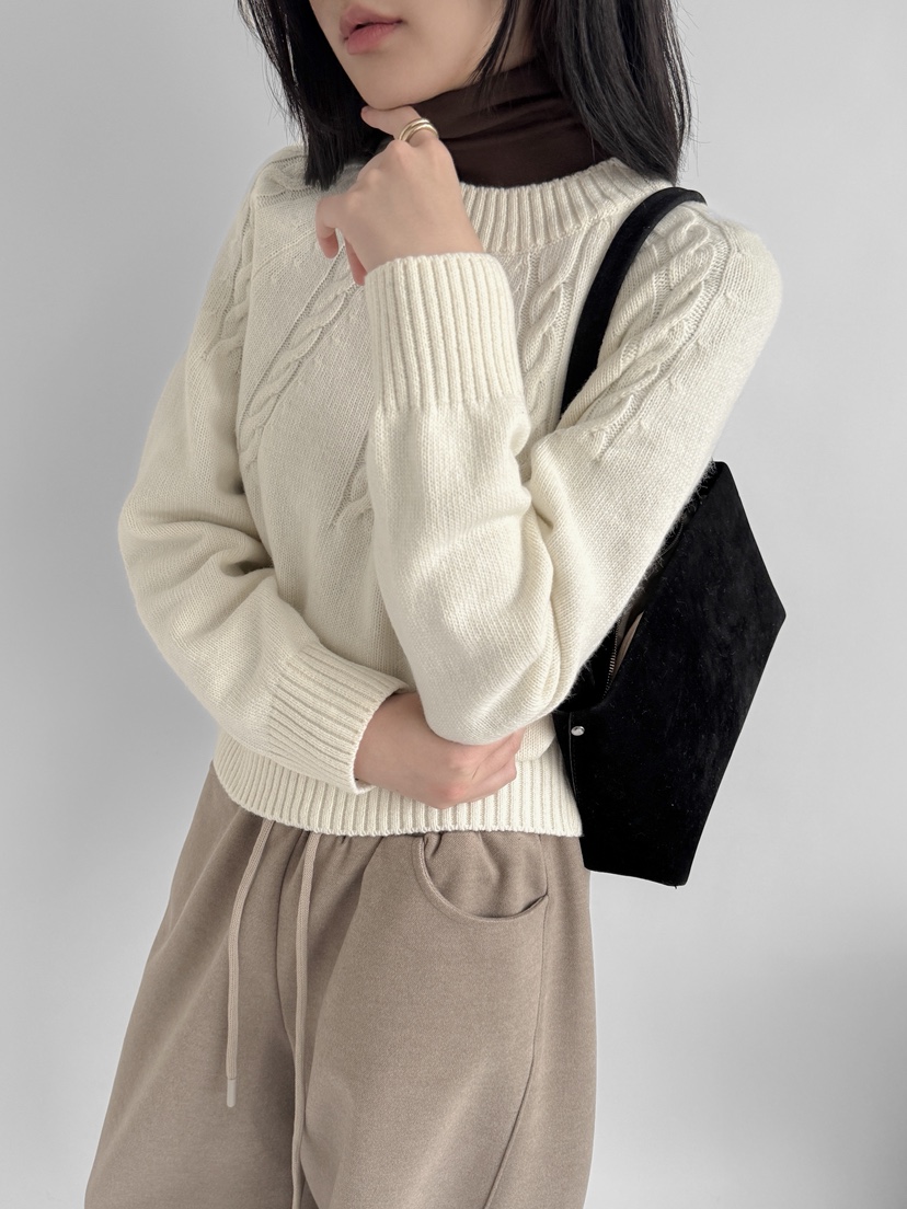 YIKHO STYLE東大門㊣實拍女士新品熱賣時尚真品人氣休閑毛衣YIKHO STYLE毛衣