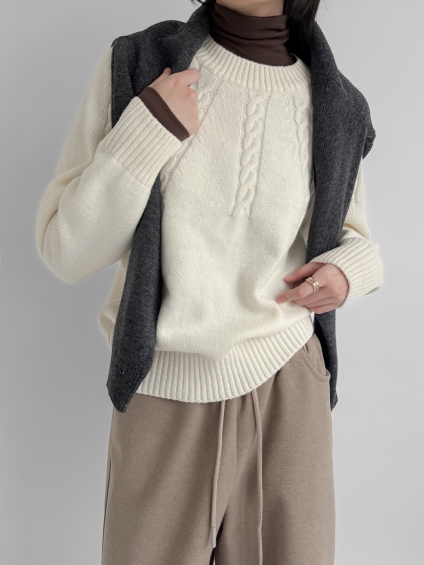 YIKHO STYLE東大門㊣實拍女士新品熱賣時尚真品人氣休閑毛衣YIKHO STYLE毛衣