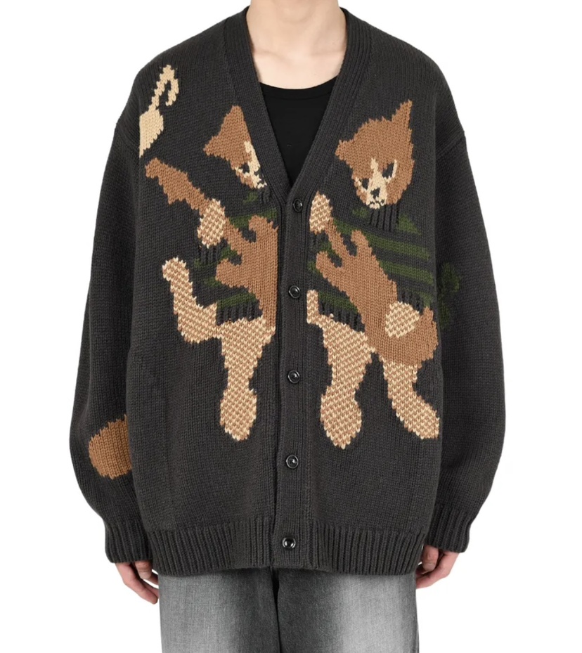 DAVICHI東大門㊣實拍女士新款真品休閑推薦毛衣Sale泰迪熊開衫DAVICHI毛衣