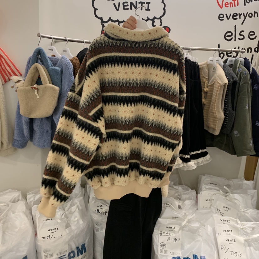 VENTI韓國代購㊣女士新品推薦休閑真品時尚人氣25秋冬職業衛衣VENTI衛衣