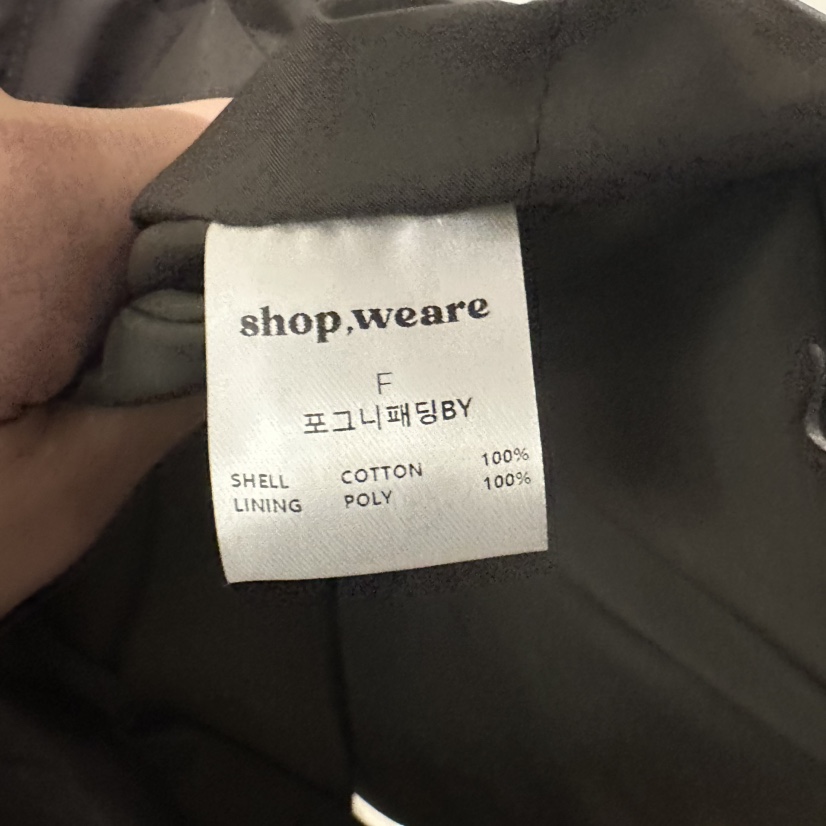 WE ARE/WELOVER東大門㊣代購女士新品熱賣人氣推薦長款棉服SHOP_WE ARE長款棉服